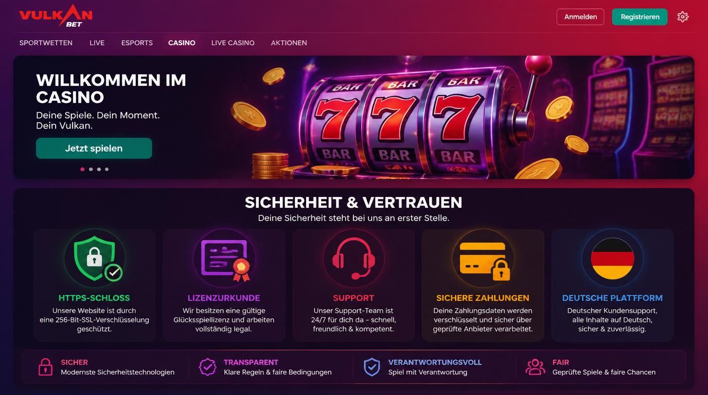 Eine Checkliste mit Sicherheits- und Lizenzsymbolen und deutschem Bezug